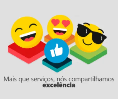 Nós compartilhamos excelência!