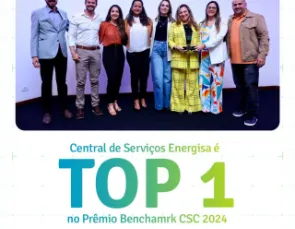O topo do "Ranking Maturidade" da Premiação Benchmark em CSC 2024 é no