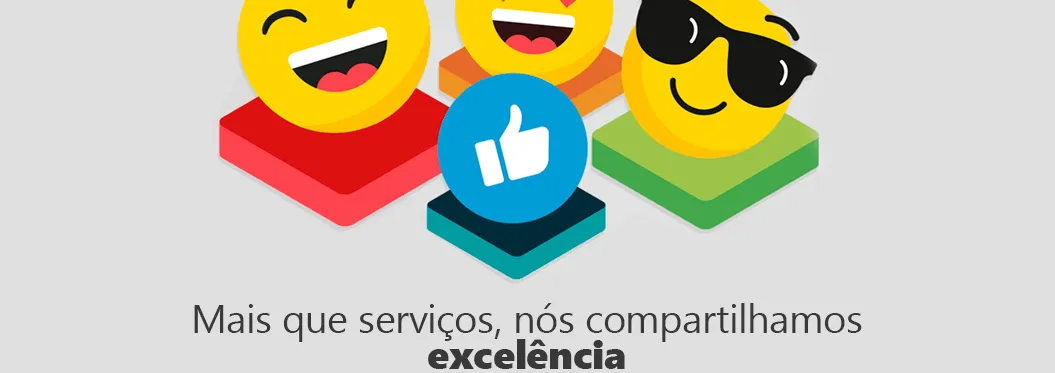 Nós compartilhamos excelência!