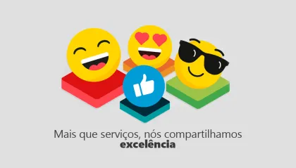 Nós compartilhamos excelência!
